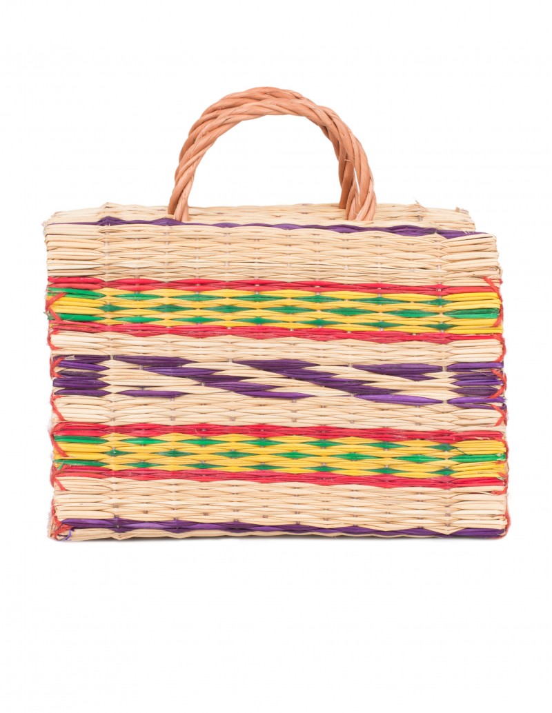 cesta portuguesa artesanal colores
