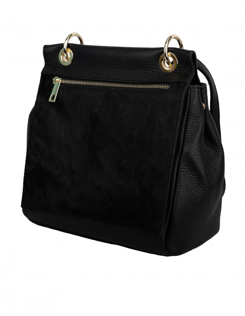 Bolso Piel Premium Mujer Negro