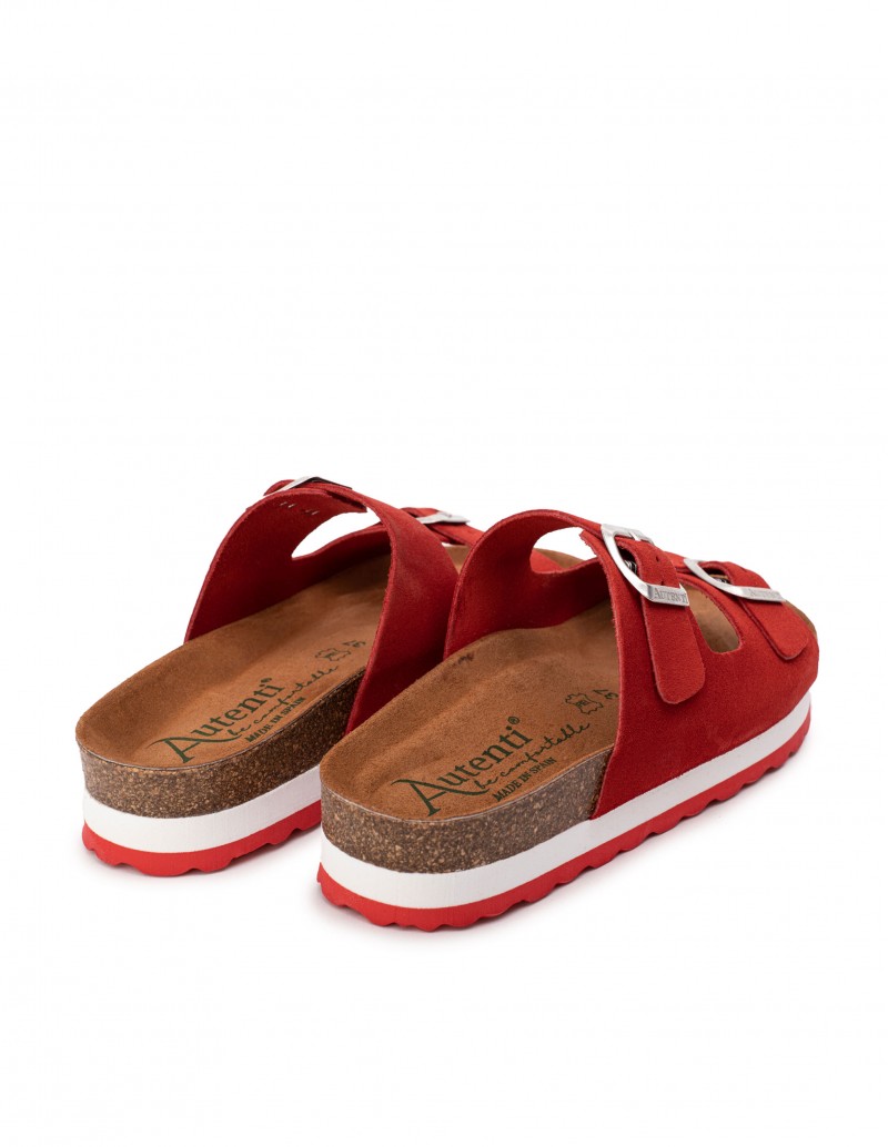 Sandalias Plataforma Bio rojas