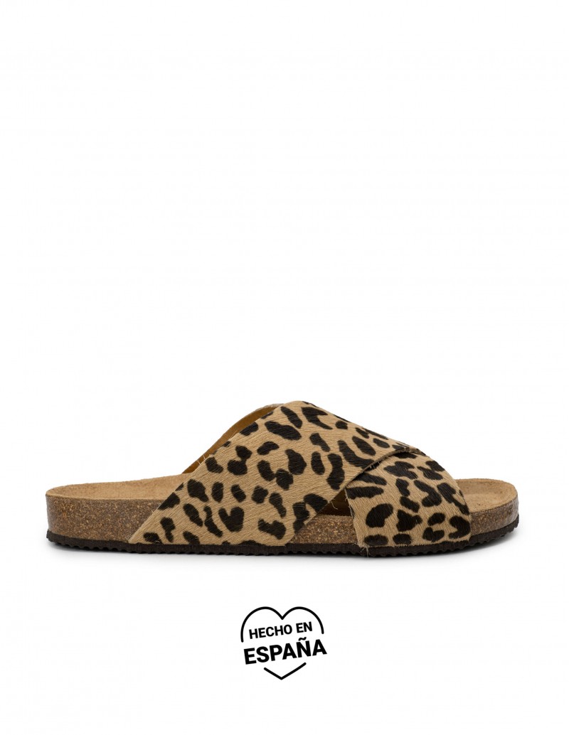 sandalias leopardo