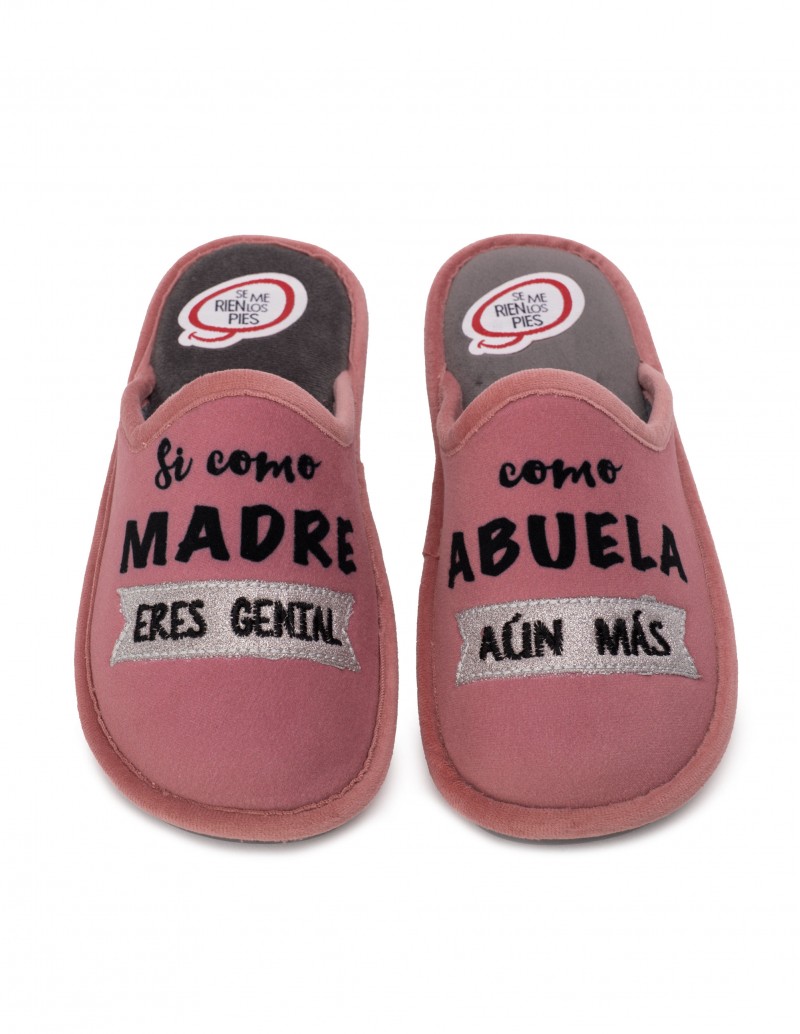 SE ME RÍEN LOS PIES Zapatillas Casa Abuela Rosas