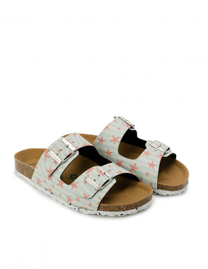 AUTENTI Sandalias Estrellas Hebillas 2