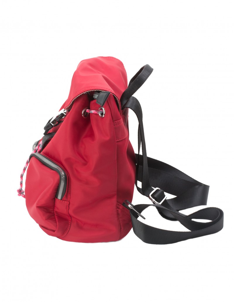 Mochila Nylon Roja Mujer