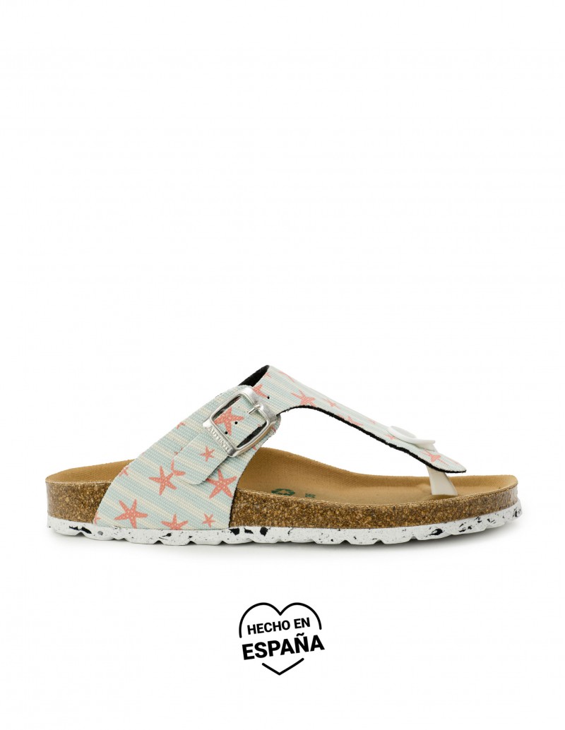 AUTENTI Sandalias Estrellas Dedo