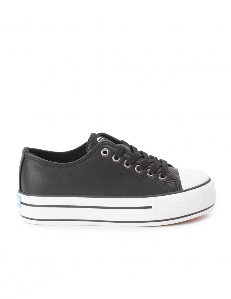 zapatillas negras mujer con plataforma