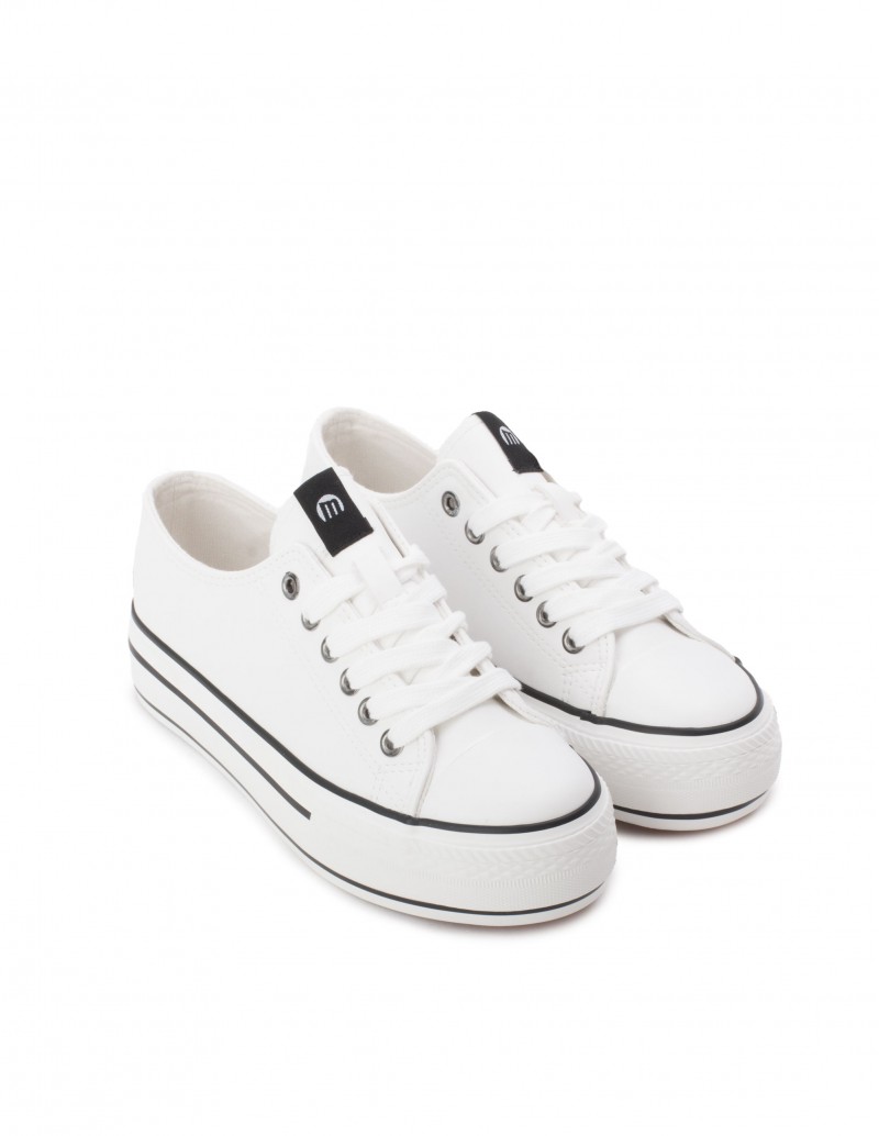 zapatillas mustang mujer blancas