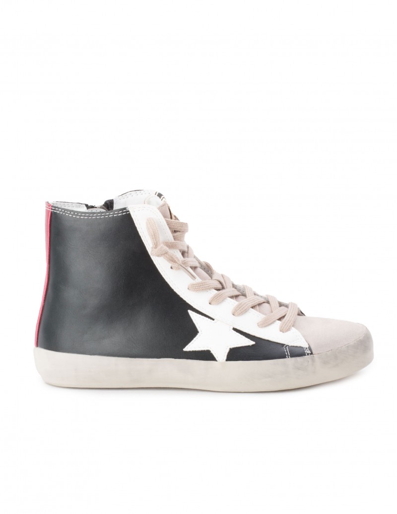 zapatillas altas negras