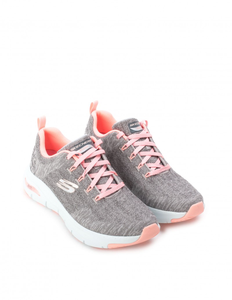 SKECHERS Grises Mujer Arch Fit-Comfy Wave - LIMONERA