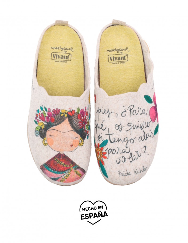 Zapatillas Casa Mujer Frida Khalo