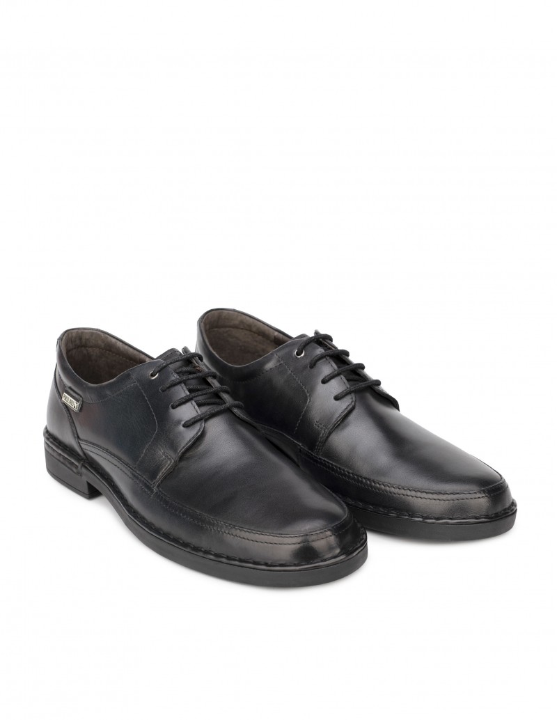 Zapatos Vestir Hombre Cordones Negros - LIMONERA