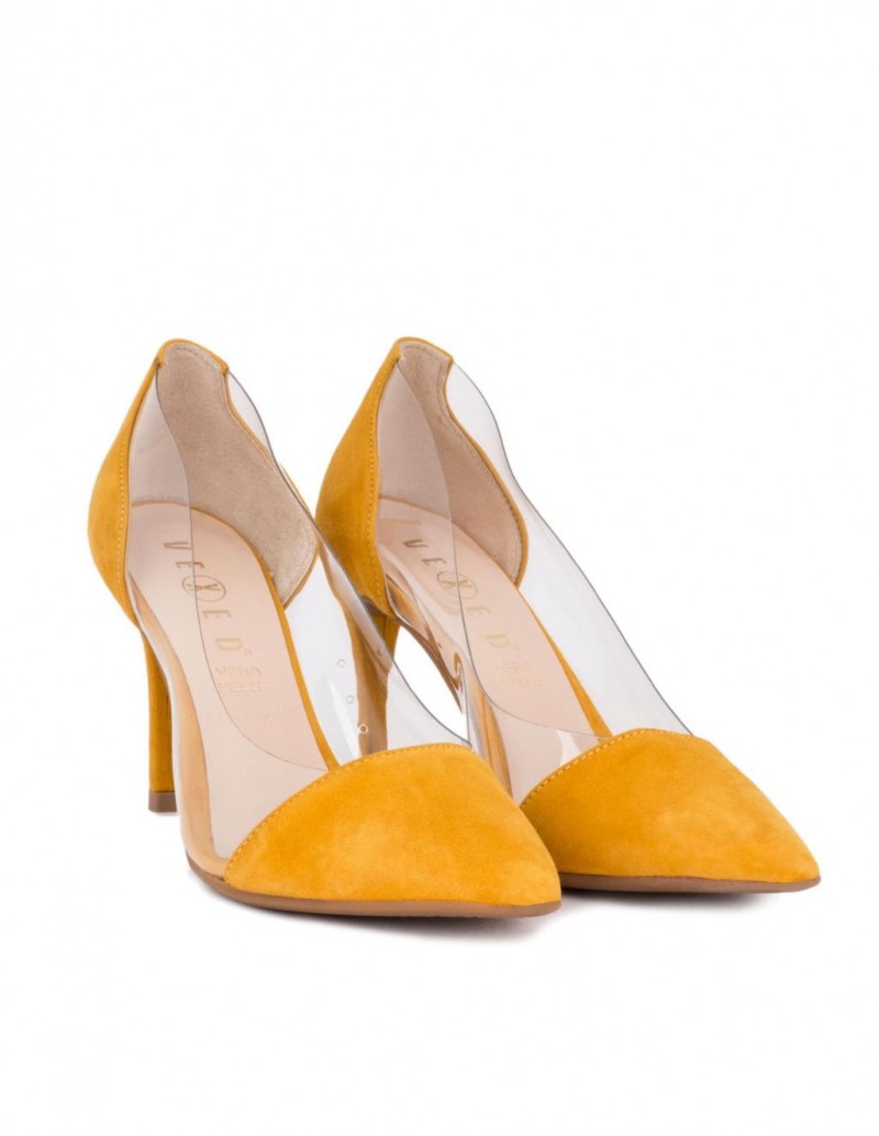 Zapatos Amarillo y Vinilo - PERA LIMONERA