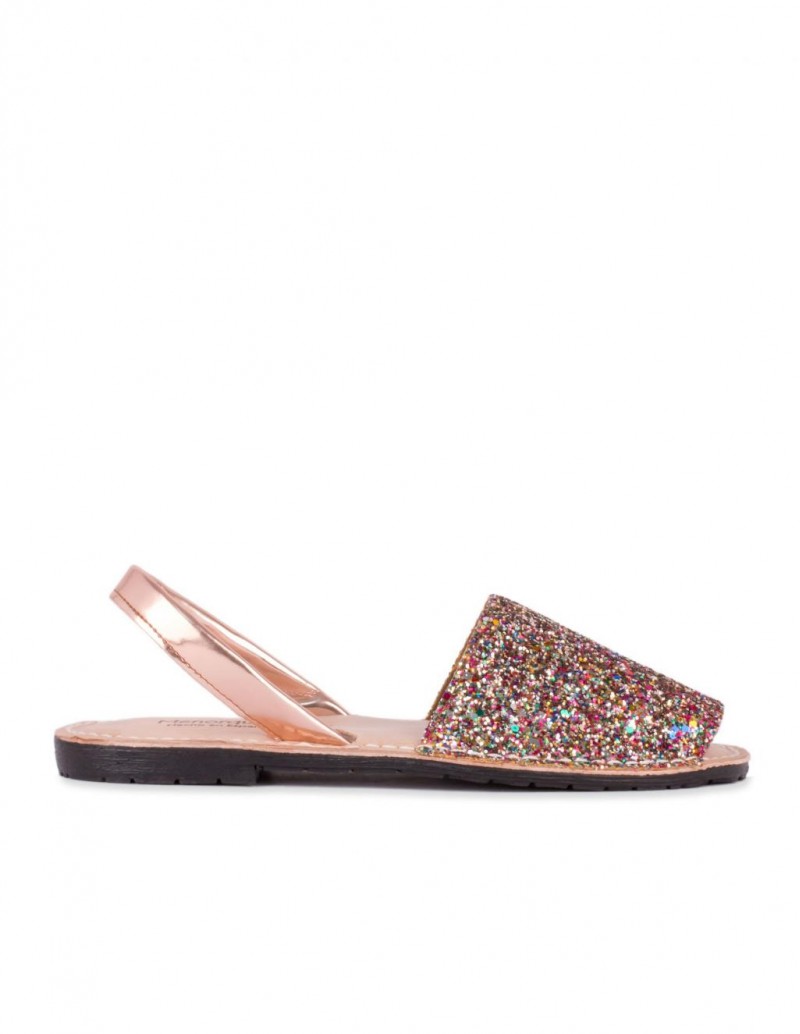 Sandalias Menorquinas Glitter Multicolor