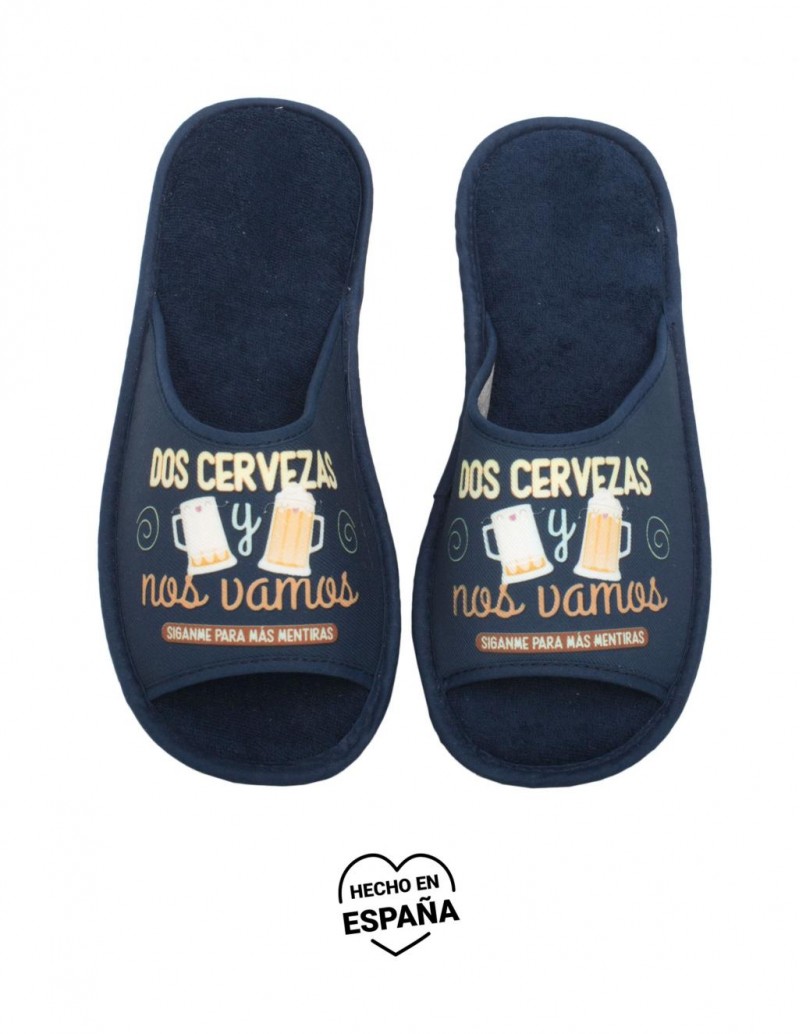 Zapatillas Casa Abiertas Frase Divertida Cerveza