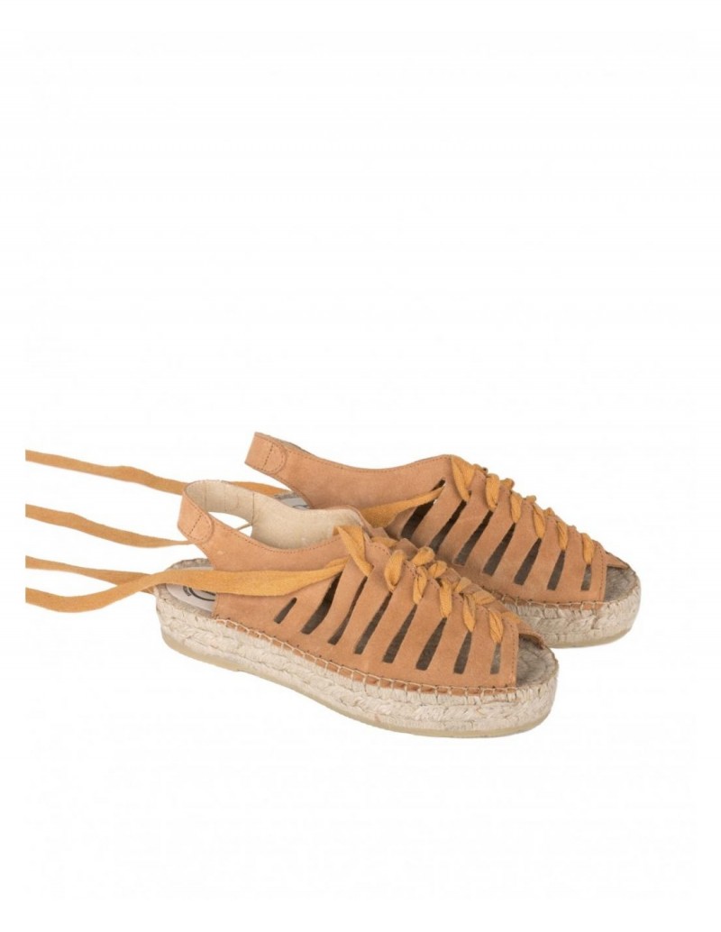 Sandalias Esparto Cuero Doble Suela 2