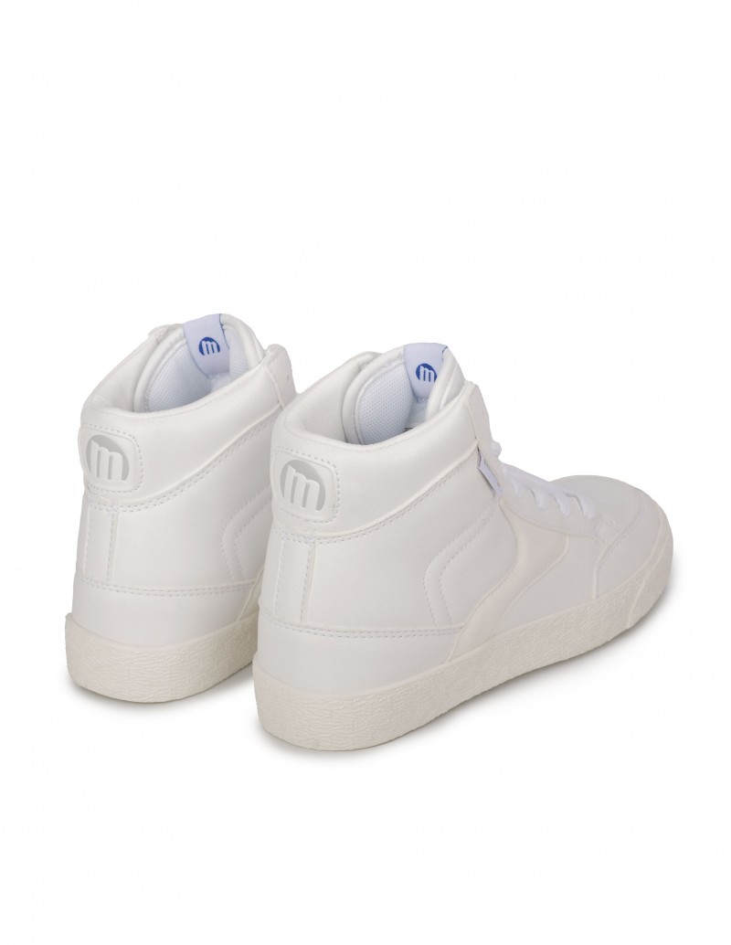 Zapatillas Altas Blancas Mujer