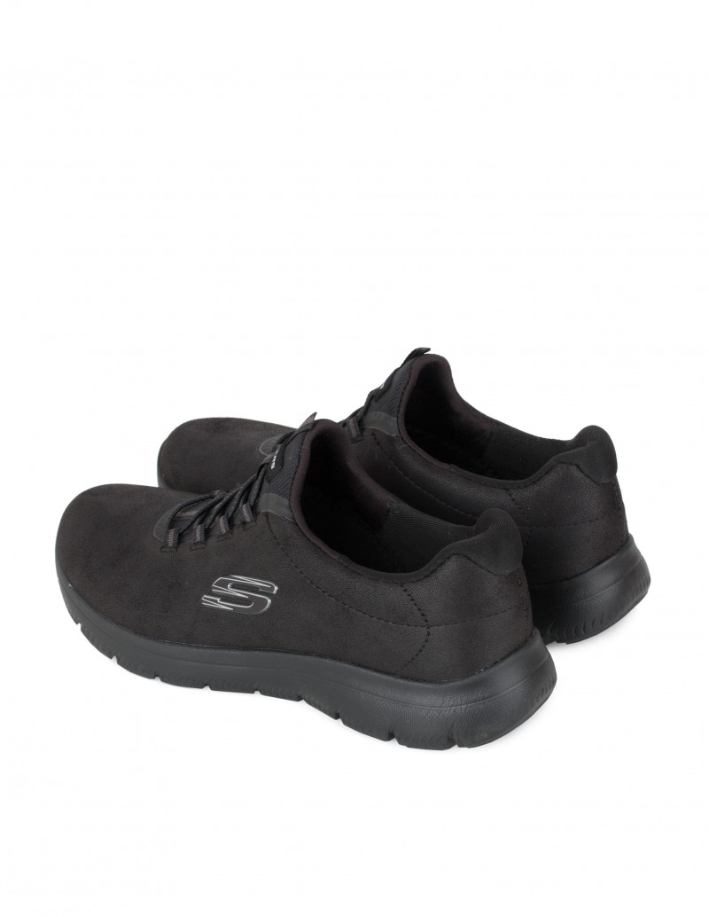 Skechers Negras Mujer Summits Oh So Smooth