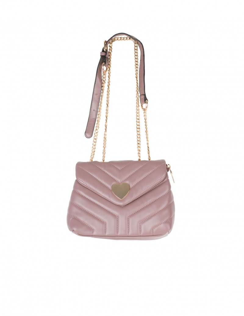 Bolso Rosa Acolchado Mujer