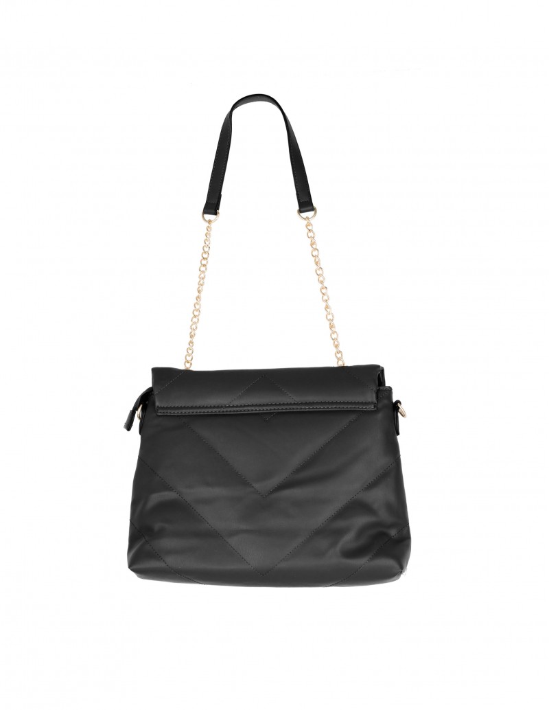 Bolso Bandolera Acolchado Negro