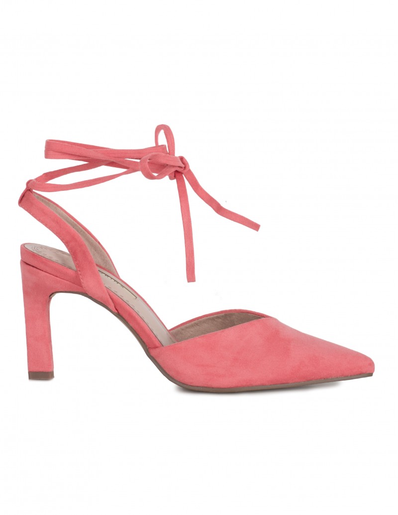 Zapatos Fiesta Lace Up Coral