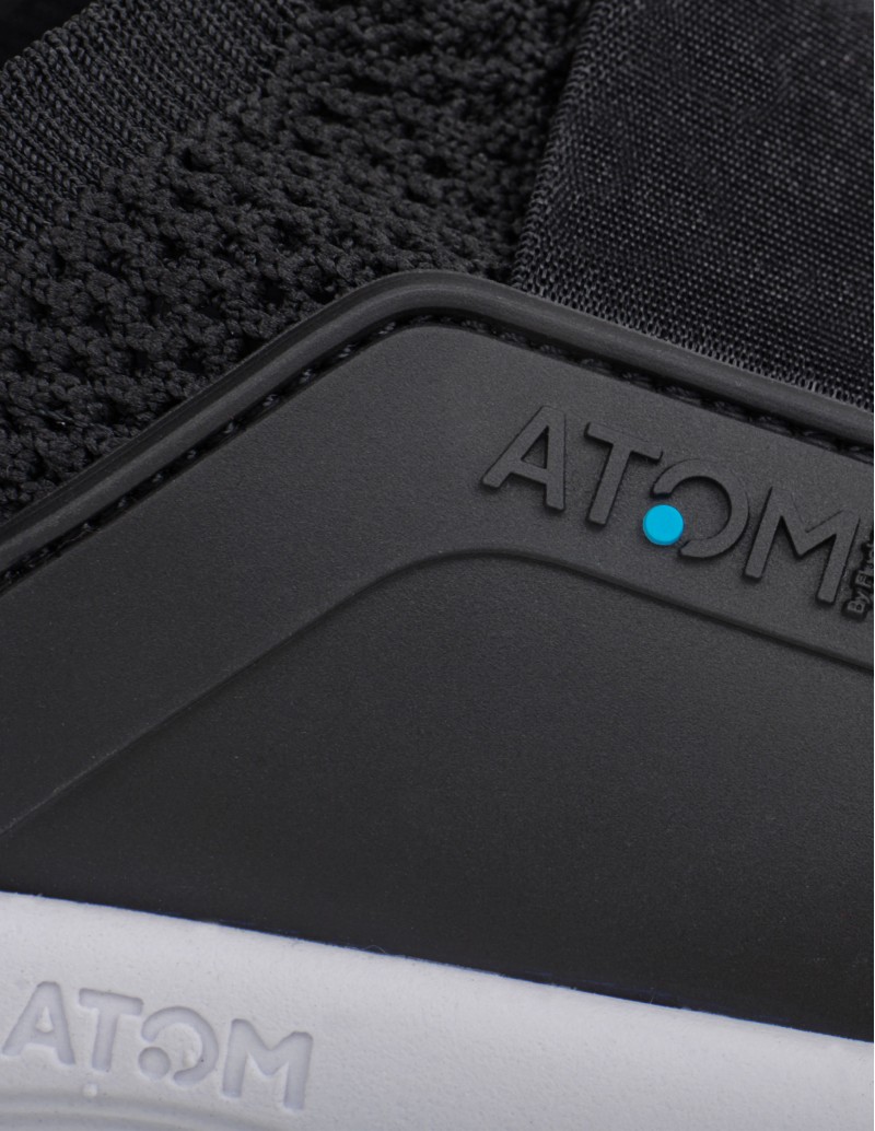 Fluchos Atom Zapatillas Sin Cordones Negras detalle