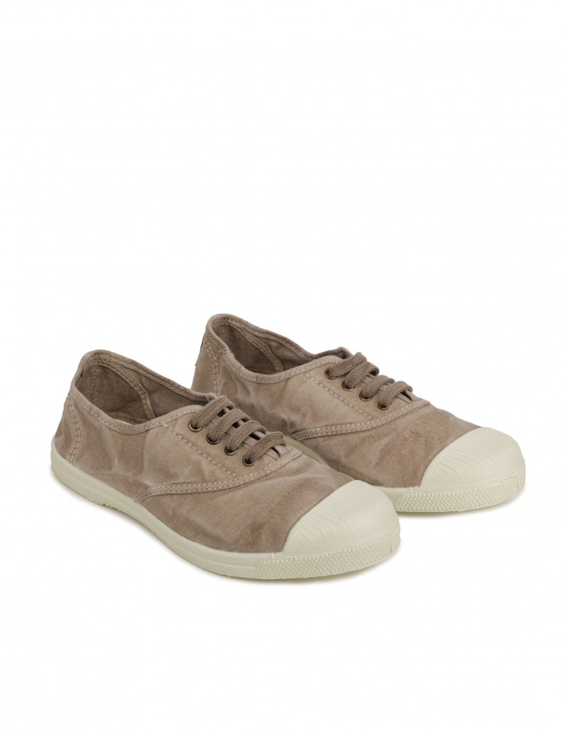 NATURAL WORLD Zapatillas Lona Puntera Beige 2