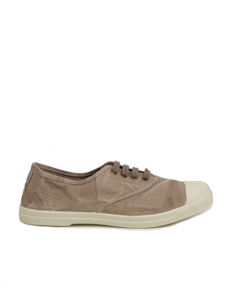 NATURAL WORLD Zapatillas Lona Puntera Beige