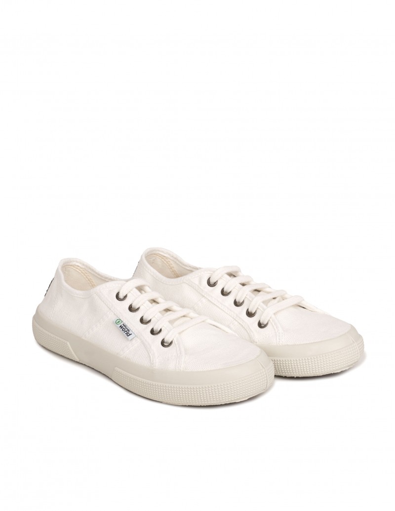 NATURAL WORLD Zapatillas Lona Blancas 2