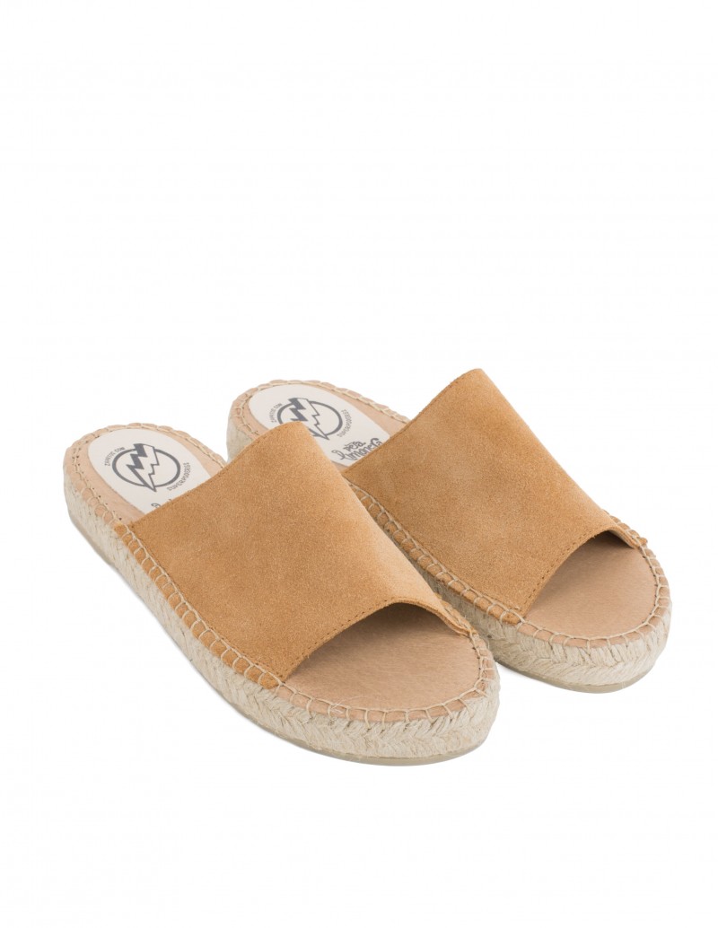 Sandalias Pala Esparto Cuero PERA LIMONERA 2