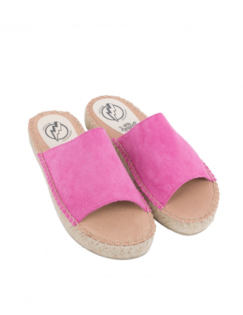 Sandalias Pala Esparto Fucsia PERA LIMONERA 2