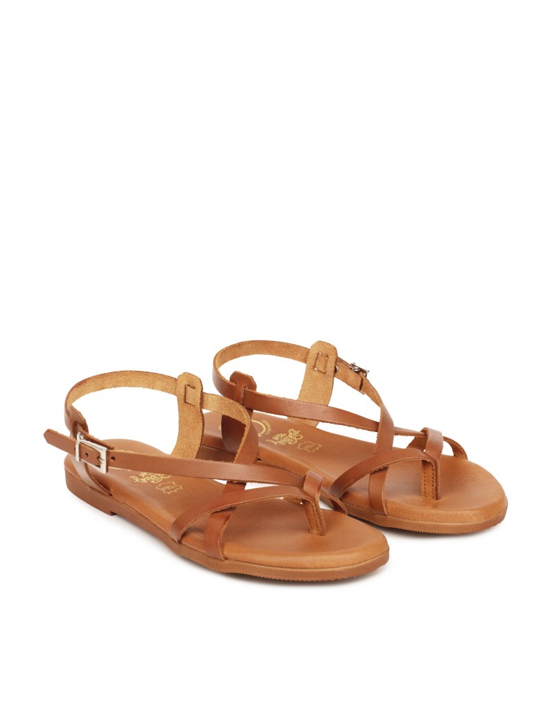 Sandalias Dedo Piel Cuero PERA LIMONERA 2