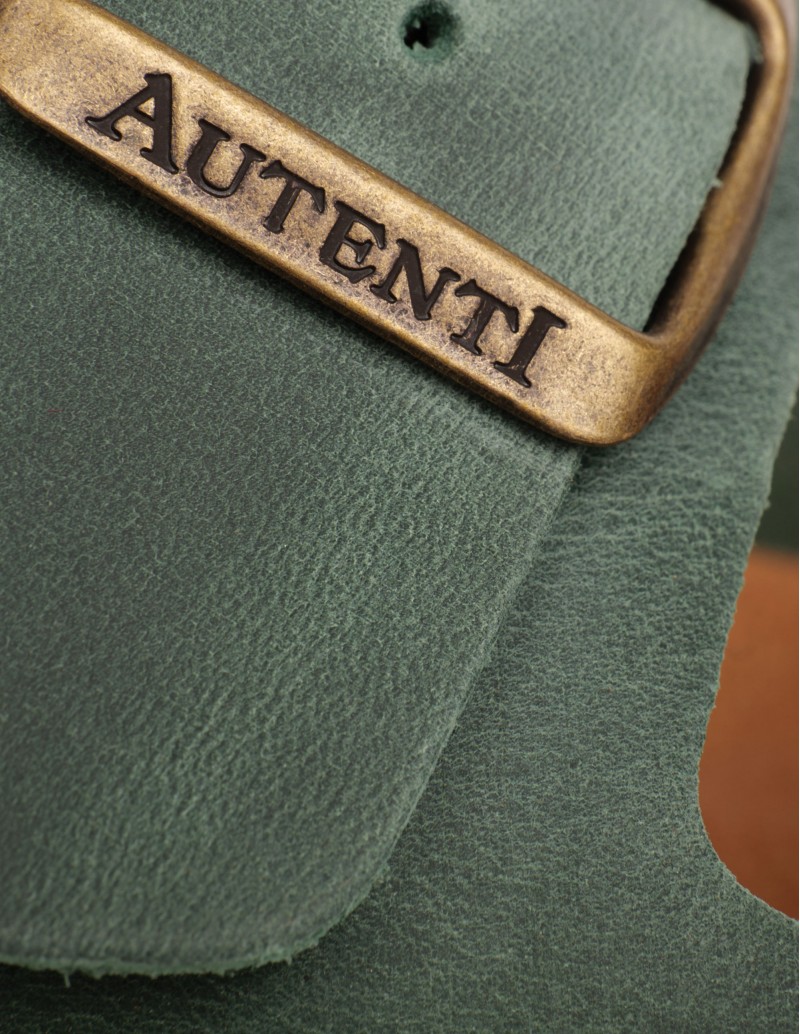 AUTENTI Sandalias Bio Hombre Verde