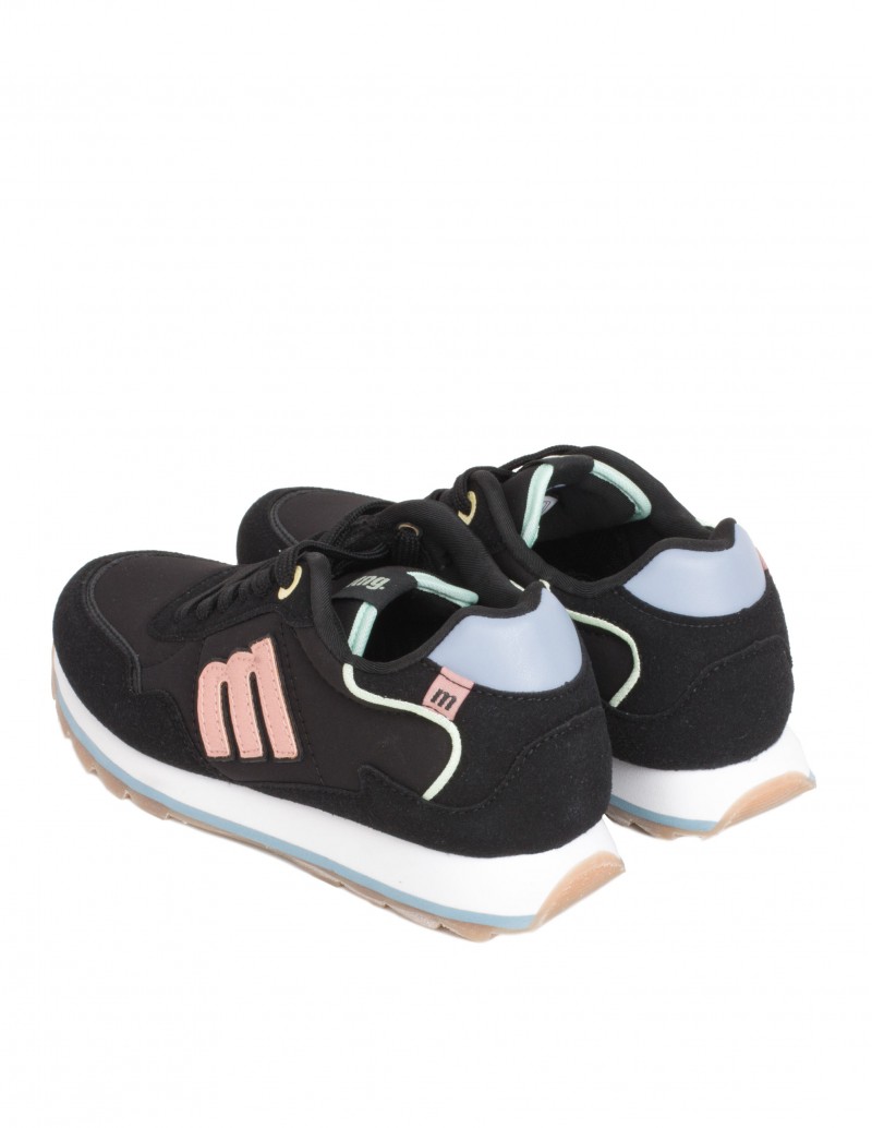 Zapatillas Mustang Negras Mujer