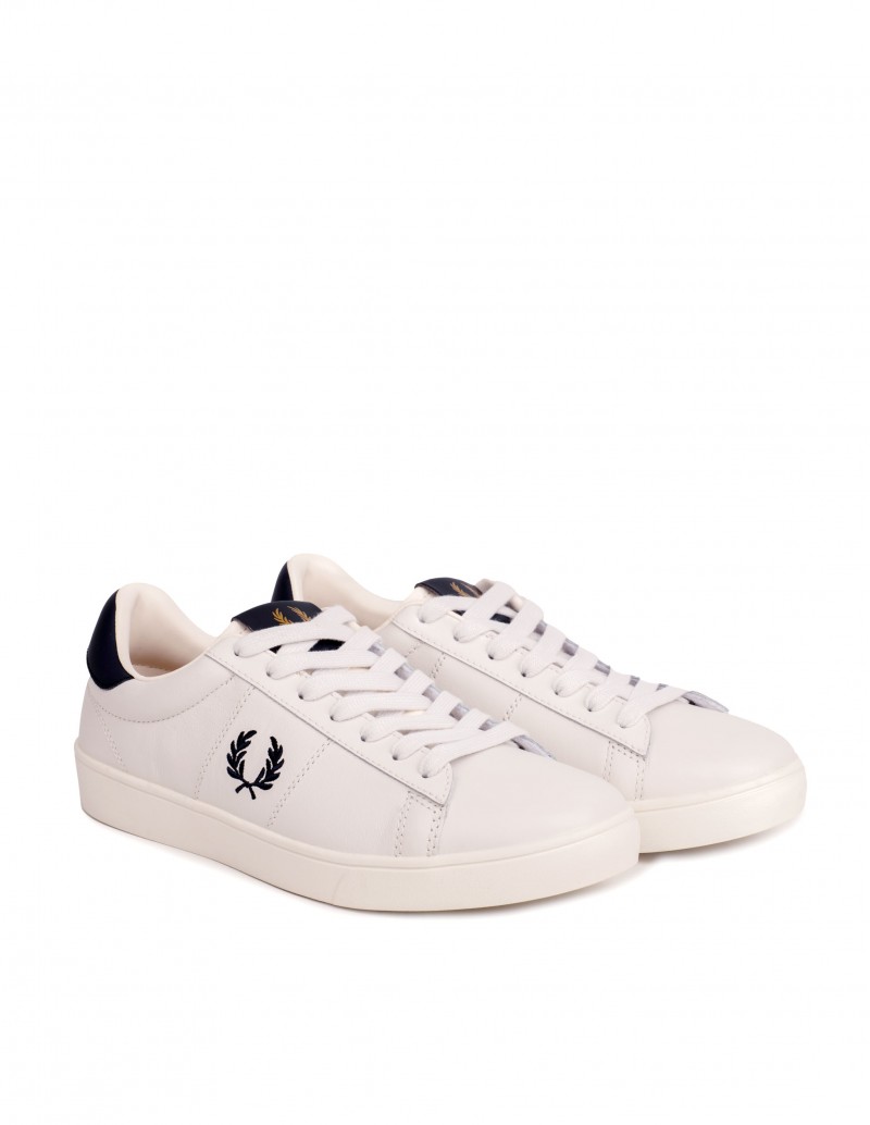 FRED PERRY Zapatillas Blancas Logo Azul 2
