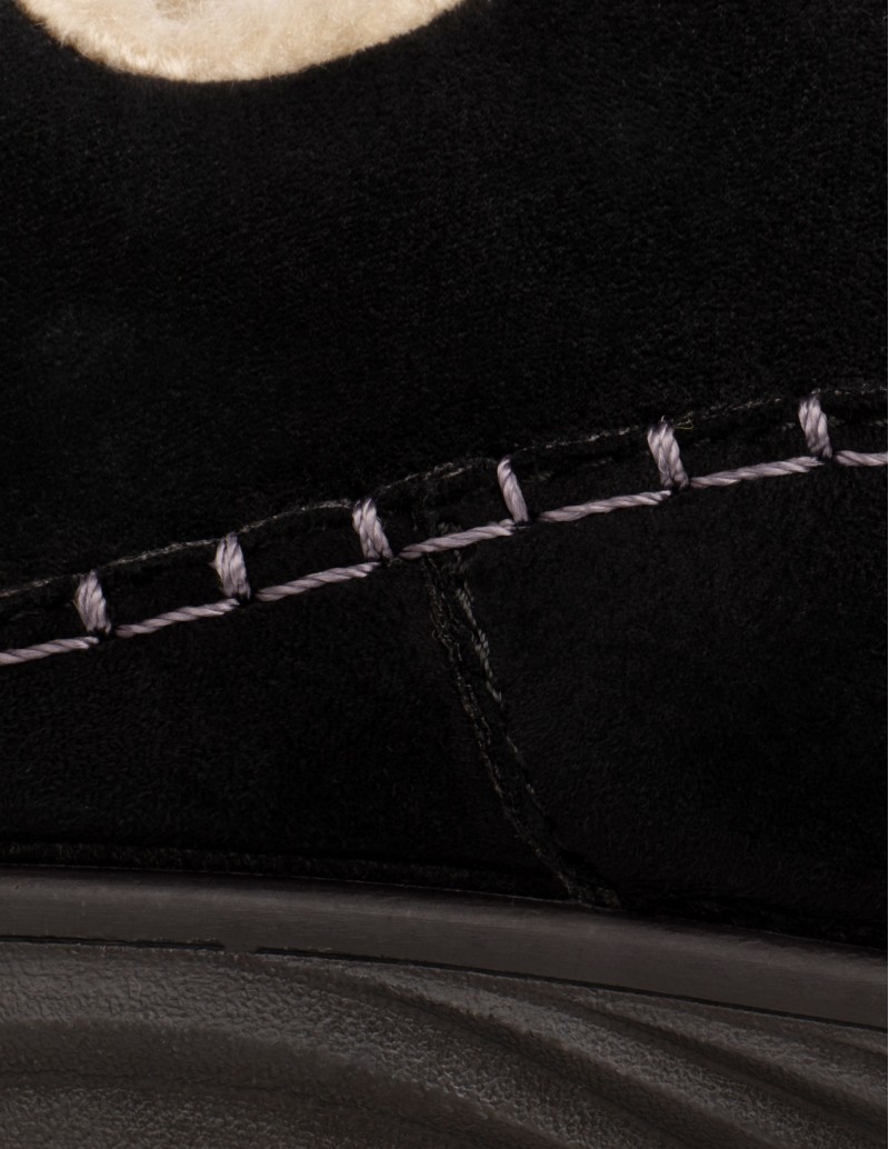 VULLADI Zapatillas Negras detalle