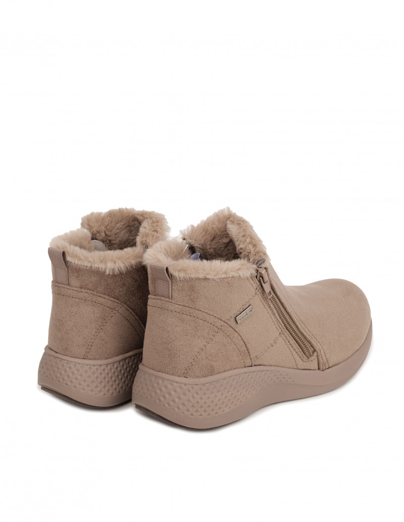 Botines Impermeables Mujer Beige