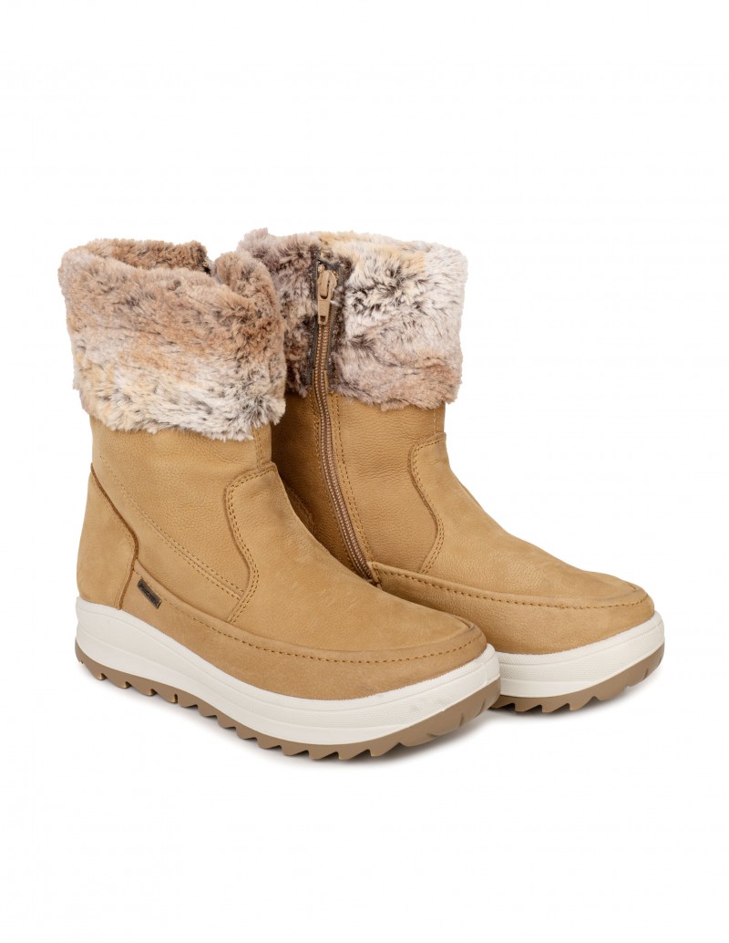 Botas Piel Impermeable Mujer