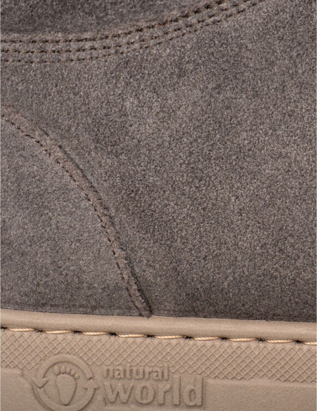 NATURAL WORLD Botines Gris detalle NATURAL WORLD Botines Gris detalle