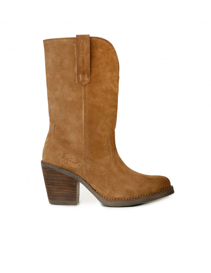 Botas Camperas Piel Camel PERA LIMONERA