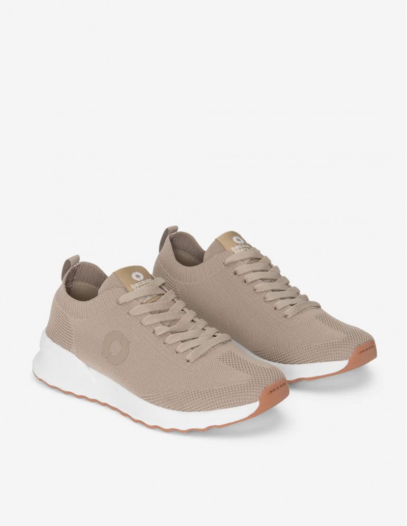 ECOALF Zapatillas Recicladas Calcetín Beige 2