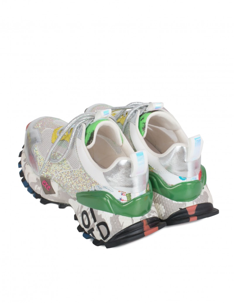 EXÉ Zapatillas Metalizadas Plataforma