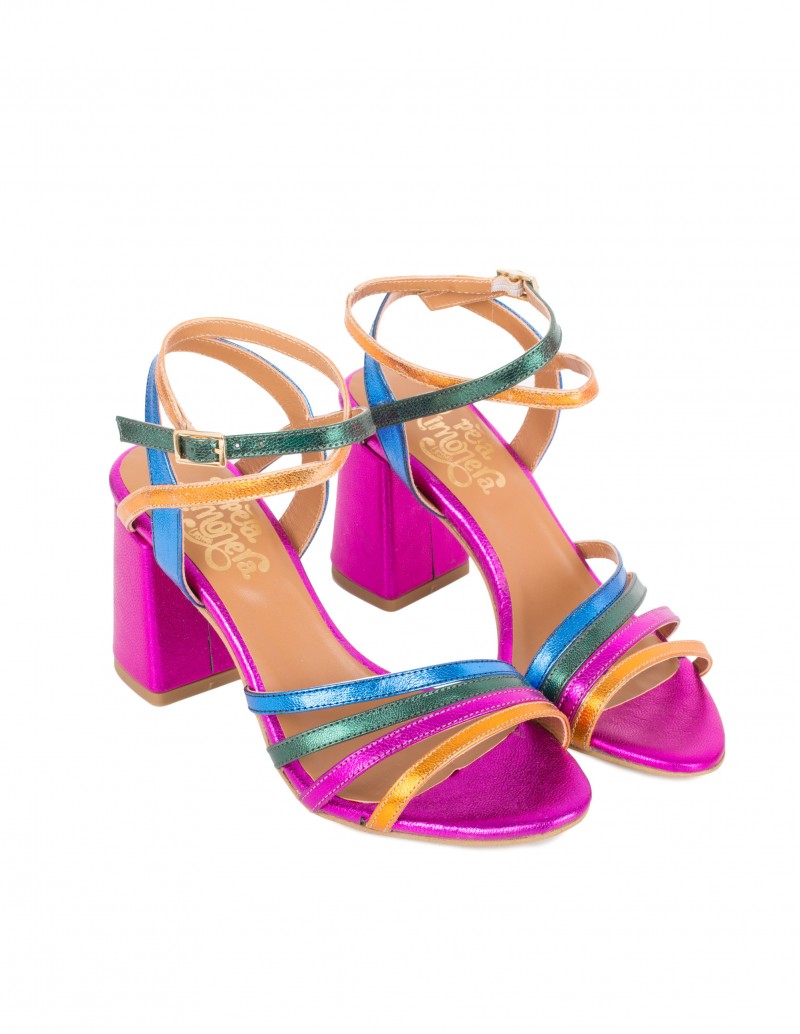 Sandalias Fiesta Tiras  Multicolor