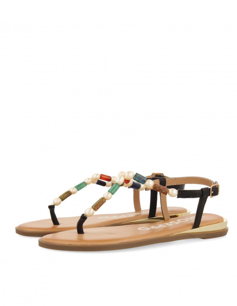 GIOSEPPO Sandalias Perlas Planas 2