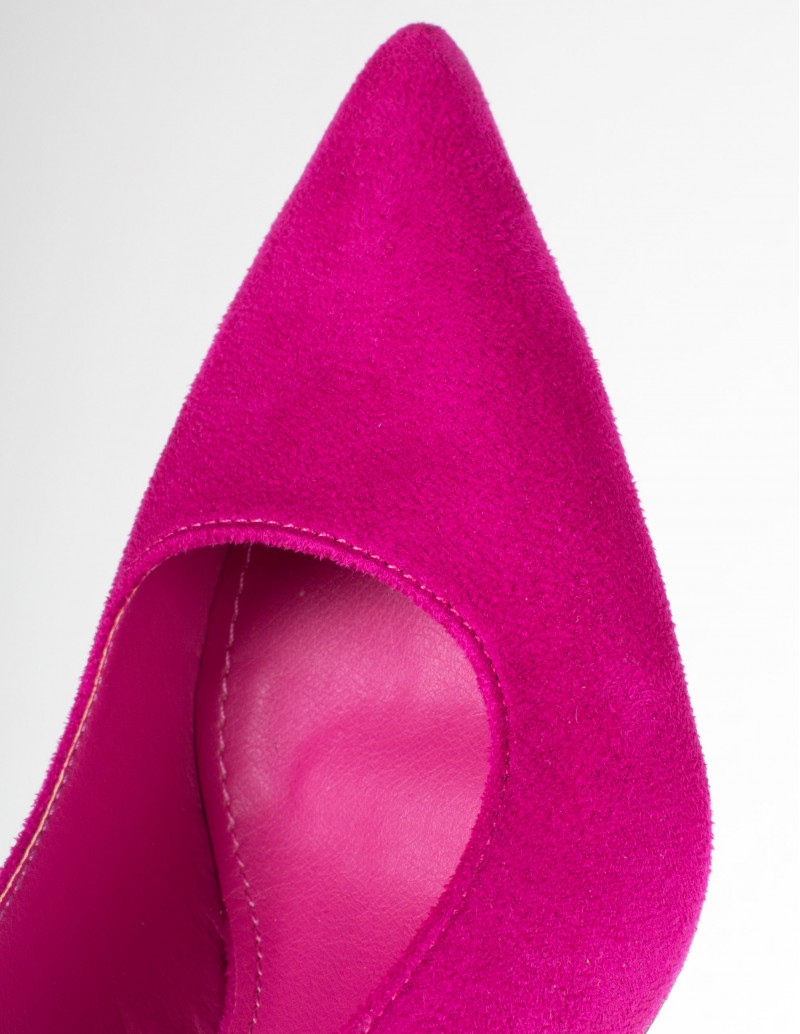 Zapatos Salón Fucsia detalle