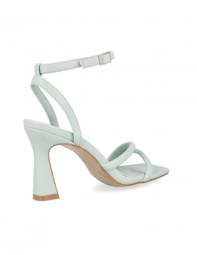 Sandalias Verde Menta Tacón Alto