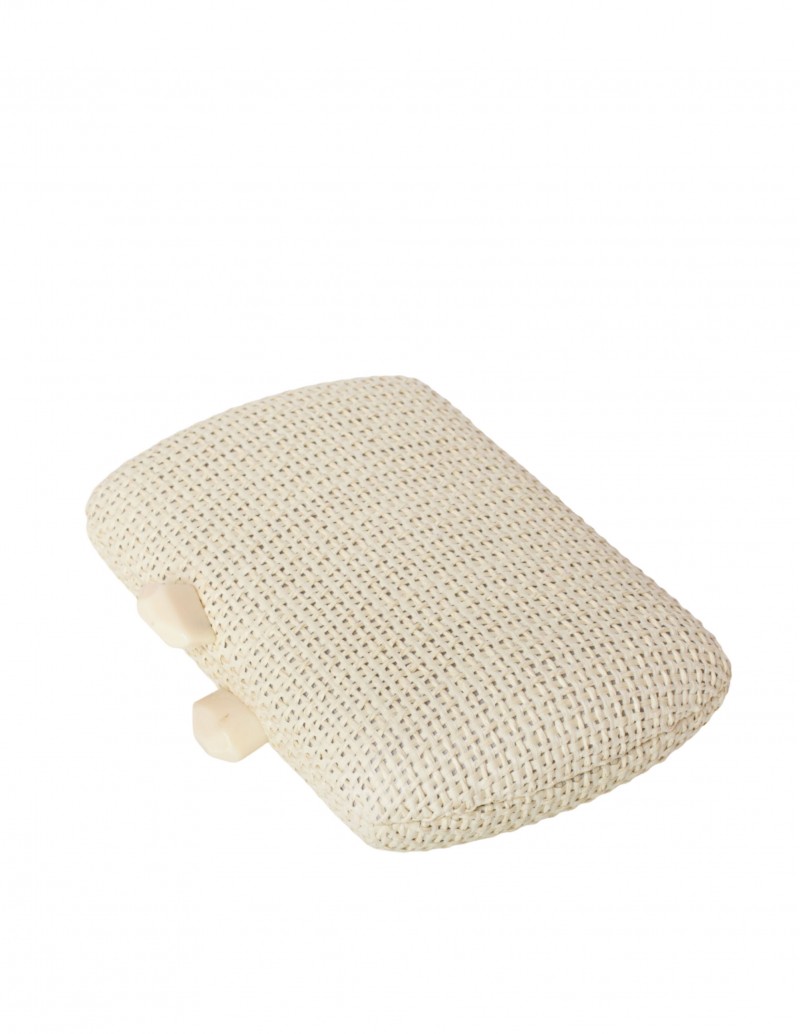 Clutch Fiesta Rafia Beige 2