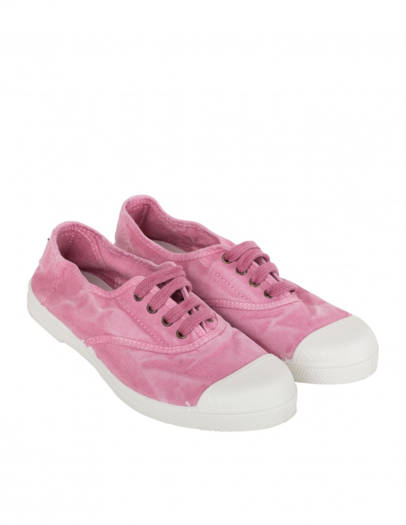 NATURAL WORLD Zapatillas Lona Puntera Rosa 2