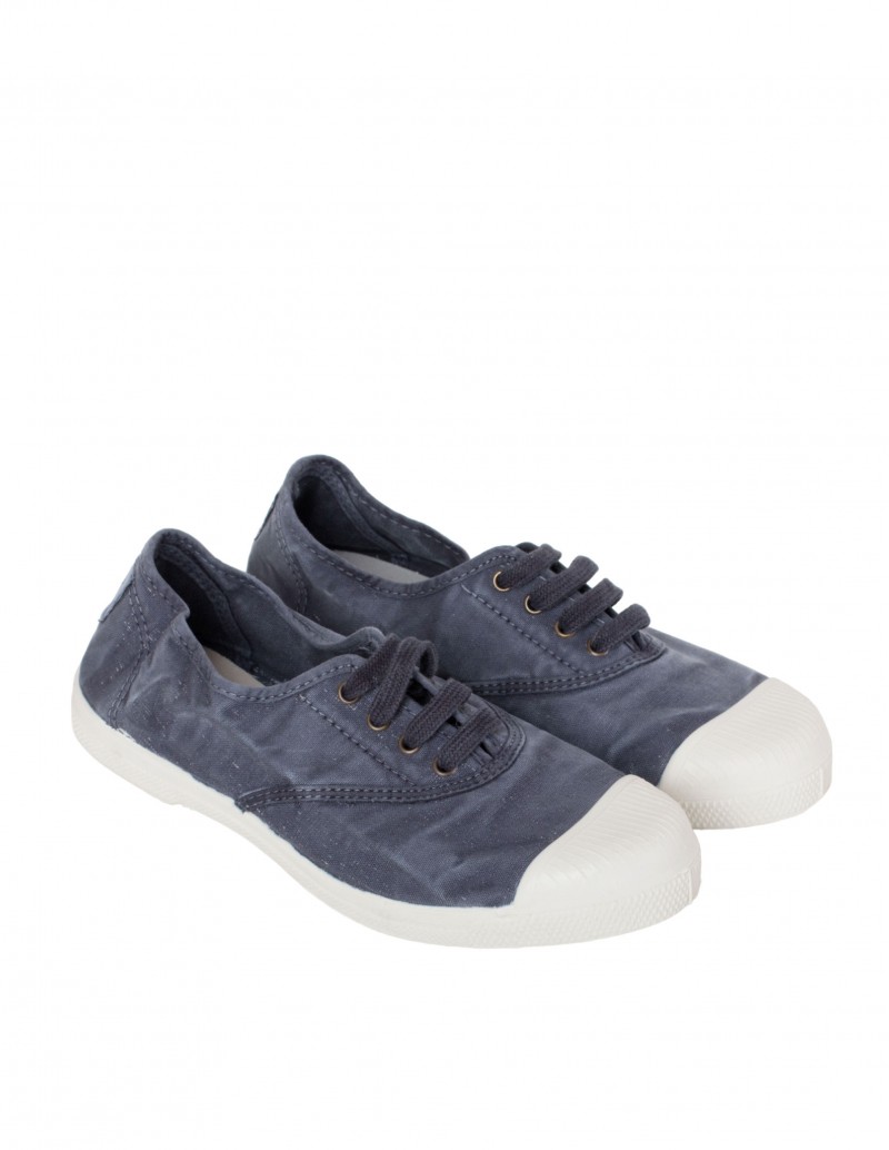 NATURAL WORLD Zapatillas Lona Puntera Azules 2