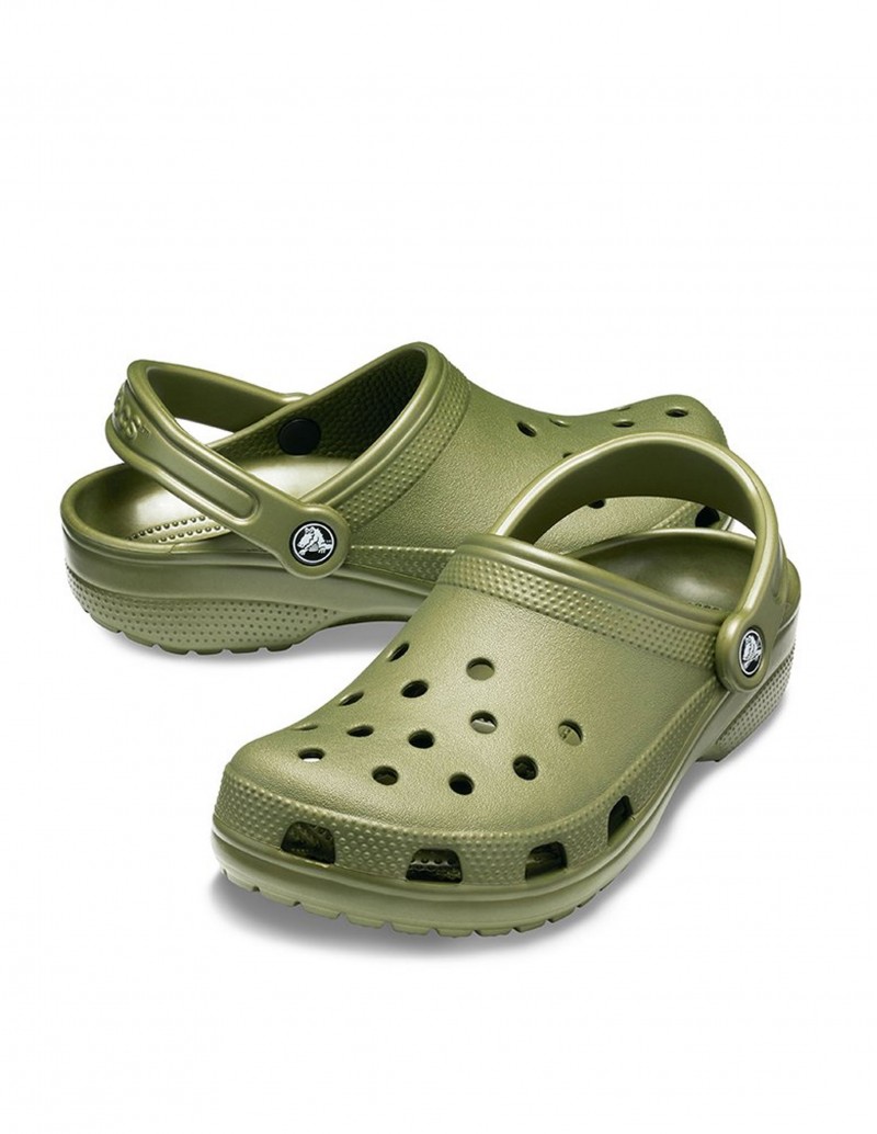 Zuecos Hombre Verde Crocs : Mules / Zuecos . Besson Chaussures