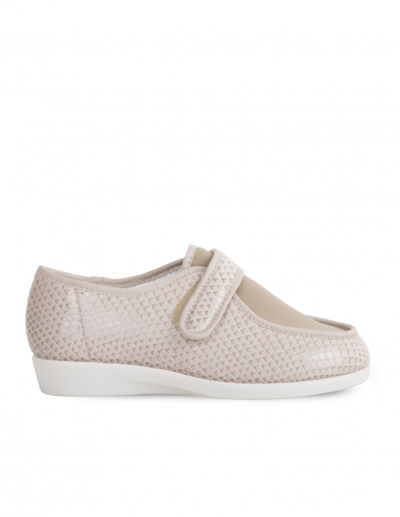 DOCTOR CUTILLAS Zapatillas Velcro Beige