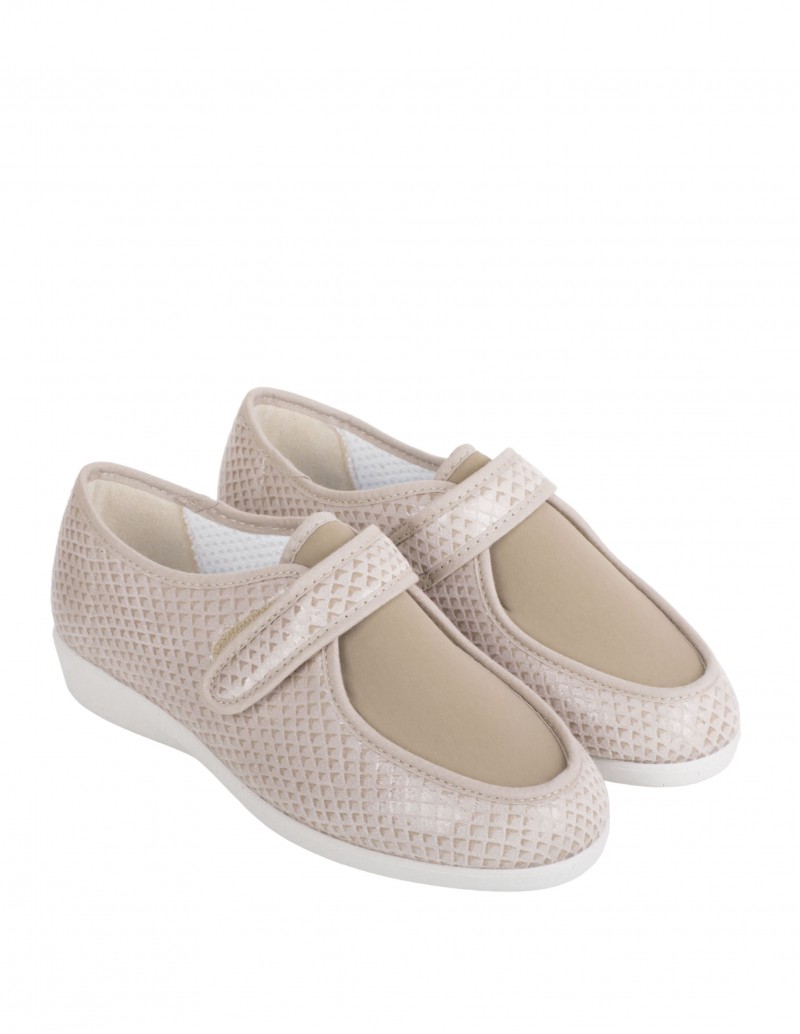 DOCTOR CUTILLAS Zapatillas Velcro Beige 2